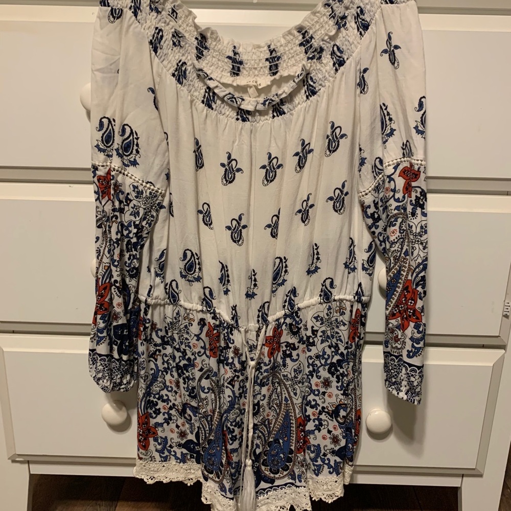 Off the Shoulder Romper